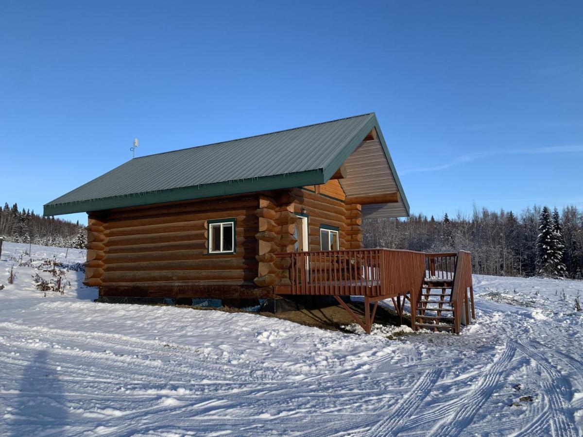 Secluded Log Cabin, 30 Min From Chena Hot Springs Pleasant Valley 외부 사진