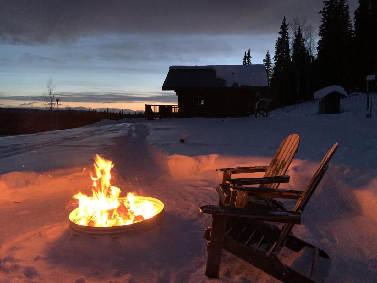 Secluded Log Cabin, 30 Min From Chena Hot Springs Pleasant Valley 외부 사진